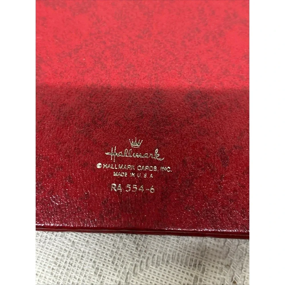 Hallmark Travel Journal Red with Gold lettering‎ Vintage 1975 Hardcover